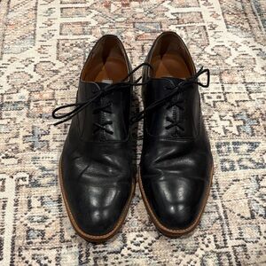 Black Leather Oxfords - Gordon Rush